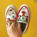 گیوه ی بچه گانه طرح کودک